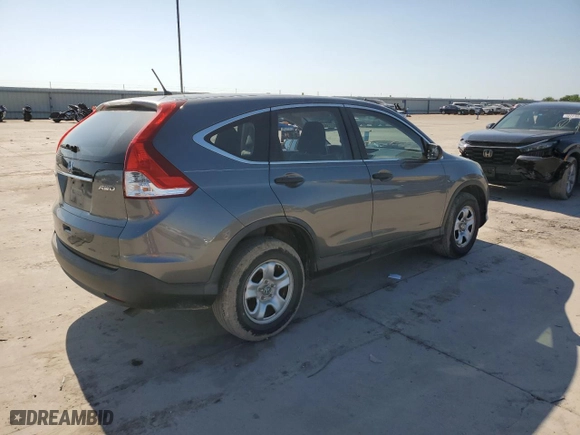 2013 Honda CR-V LX with VIN 2HKRM4H33DH631836, listed as a Copart auction lot 52238275 with 126,430 mi miles and Salvage Title. Bid and sale history available at carsss.com. Image 3.