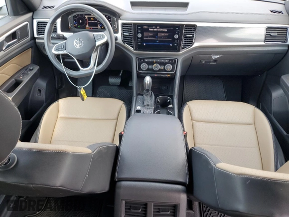 2023 Volkswagen Atlas SEL with VIN 1V2BE2CA4PC216788, listed as a Copart auction lot 65115764 with 13,033 mi miles and Salvage title. Bid and sale history available at DreamBid. Image 8.