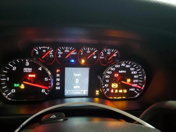 2015 Chevrolet Silverado 1500 Work Truck with VIN 1GCVKPEH3FZ427975, listed as a Copart auction lot 86341404 with 172,230 mi miles and Salvage Title. Bid and sale history available at carsss.com. Image 9.