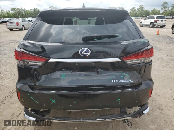 2022 Lexus RX with VIN JTJJGKFA2N2023378, listed as a Copart auction lot 69316914 with 44,552 mi miles and Salvage Title. Bid and sale history available at carsss.com. Image 6.