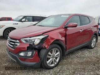 2013 Hyundai Santa Fe Sport z VIN 5XYZWDLA8DG053191, wystawiony jako Copart lot #45701855 z przebiegiem 106 770 mil mil oraz Szkoda całkowita • Salvage title. Historia ofert i sprzedaży dostępna na DreamBid. Obrazek 1.
