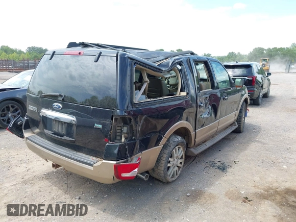 2011 Ford Expedition Max XLT with VIN 1FMJK1J56BEF40744, listed as a IAAI auction lot 42448777 with 186,531 mi miles and . Bid and sale history available at DreamBid. Image 6.