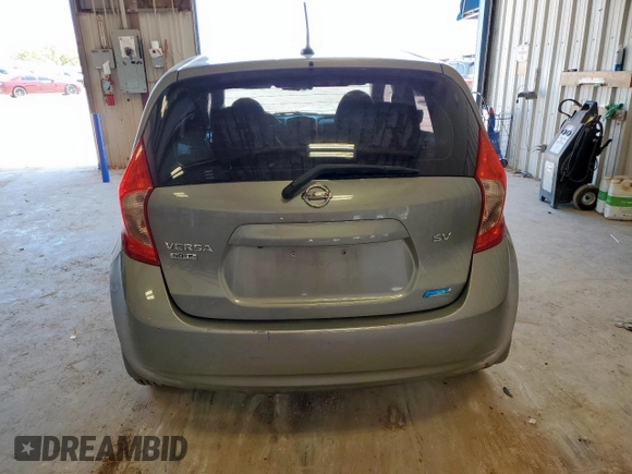 2015 Nissan Note SV with VIN 3N1CE2CP0FL397985, listed as a Copart auction lot 60489685 with 82,060 mi miles and Salvage title. Bid and sale history available at DreamBid. Image 6.