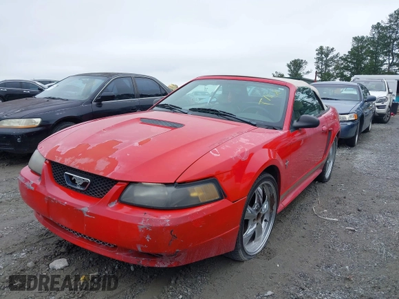 2002 Ford Mustang Deluxe z VIN 1FAFP444X2F194469, wystawiony jako IAAI lot #42358106 z przebiegiem 207 138 mil mil oraz . Historia ofert i sprzedaży dostępna na DreamBid. Obrazek 2.