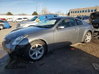 2006 Infiniti G35 Coupe with VIN JNKCV54E36M719373, listed as a Copart auction lot 82469214 with 0 mi miles and Salvage Title. Bid and sale history available at carsss.com. Image 1.
