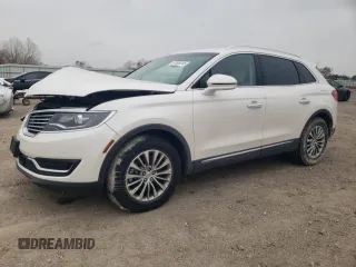 2017 Lincoln MKX Select with VIN 2LMPJ6KR1HBL16737, listed as a Copart auction lot 87605245 with 13,606 mi miles and Salvage Title. Bid and sale history available at carsss.com. Image 1.