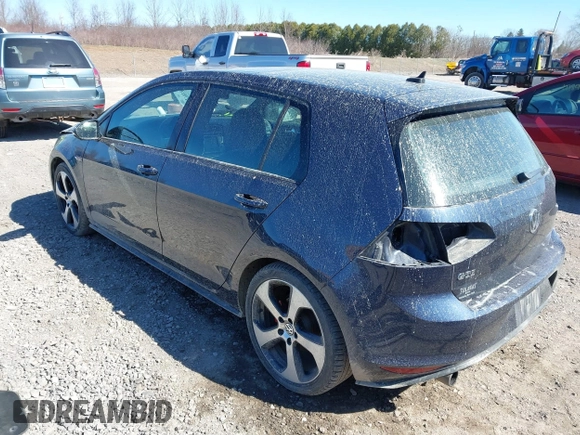 2015 Volkswagen GTI S z VIN 3VW4T7AU6FM014622, wystawiony jako IAAI lot #41838620 z przebiegiem 130 843 mil mil oraz . Historia ofert i sprzedaży dostępna na DreamBid. Obrazek 3.