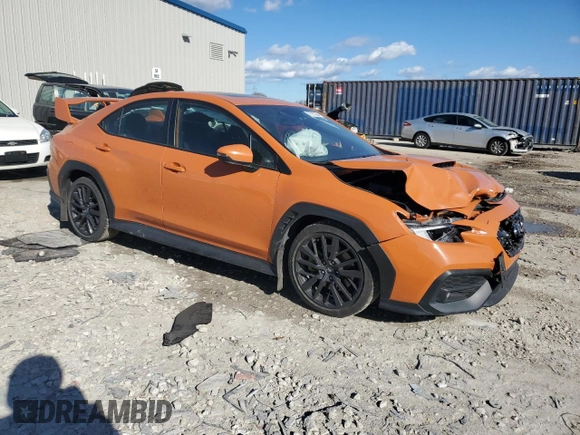 2022 Subaru WRX Limited with VIN JF1VBAN62N8007548, listed as a Copart auction lot 77757294 with 30,498 mi miles and Salvage Title. Bid and sale history available at carsss.com. Image 4.