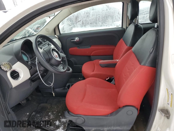 2012 FIAT 500 Pop with VIN 3C3CFFAR4CT297832, listed as a Copart auction lot 86092284 with 134,413 mi miles and Clean Title. Bid and sale history available at carsss.com. Image 7.