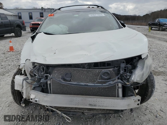 2012 Nissan Murano SV with VIN JN8AZ1MW8CW216621, listed as a Copart auction lot 43841924 with Not Provided miles and Salvage Title. Bid and sale history available at DreamBid. Image 5.