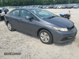2013 Honda Civic LX z VIN 2HGFB2F56DH541964, wystawiony jako Copart lot #60200135 z przebiegiem 219 631 mil mil oraz Czysty tytuł • Clean title. Historia ofert i sprzedaży dostępna na DreamBid. Obrazek 4.