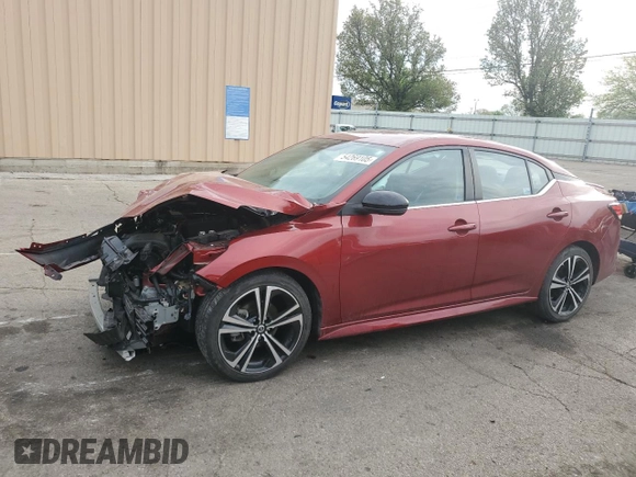 2020 Nissan Sentra SR z VIN 3N1AB8DV0LY232114, wystawiony jako Copart lot #54269105 z przebiegiem 15 306 mil mil oraz Szkoda całkowita • Salvage title. Historia ofert i sprzedaży dostępna na DreamBid. Obrazek 1.