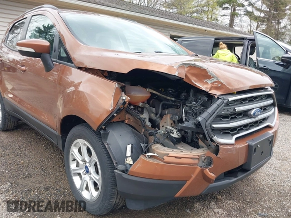 2018 Ford EcoSport SE with VIN MAJ3P1TEXJC229328, listed as a IAAI auction lot 42059911 with 27,531 mi miles. Bid and sale history available at carsss.com. Image 6.