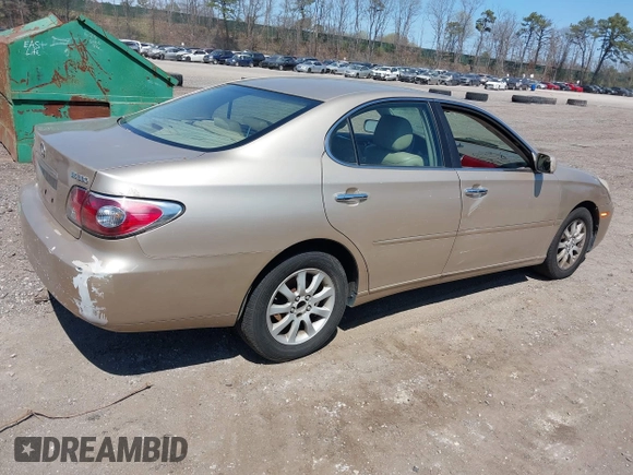 2004 Lexus ES 350 with VIN JTHBA30G345031061, listed as a IAAI auction lot 42003939 with 204,422 mi miles and . Bid and sale history available at DreamBid. Image 4.