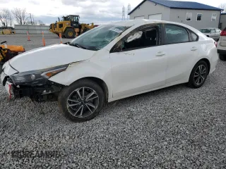 2023 Kia Forte LXS with VIN 3KPF24AD2PE506427, listed as a Copart auction lot 49901935 with 56,734 mi miles and Salvage Title. Bid and sale history available at carsss.com. Image 1.