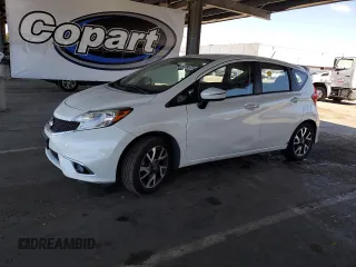 2015 Nissan Note S Plus with VIN 3N1CE2CP7FL435521, listed as a Copart auction lot 64794875 with 60,474 mi miles and Clean title. Bid and sale history available at DreamBid. Image 1.