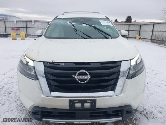 2024 Nissan Pathfinder SL with VIN 5N1DR3CC8RC230407, listed as a IAAI auction lot 41501014 with 5,285 mi miles. Bid and sale history available at carsss.com. Image 12.