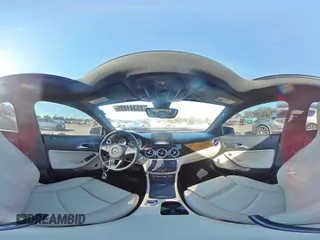 2016 Mercedes-Benz CLA 250 with VIN WDDSJ4EBXGN293738, listed as a Copart auction lot 89341895 with 57,279 mi miles and Salvage Title. Bid and sale history available at DreamBid. Image 14.