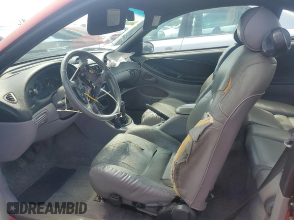 1994 Ford Mustang GT z VIN 1FALP42T1RF105797, wystawiony jako Copart lot #60280025 z przebiegiem 108 796 mil mil oraz Nie do naprawy • Non repairable. Historia ofert i sprzedaży dostępna na DreamBid. Obrazek 7.