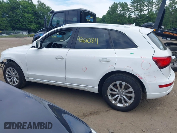 2015 Audi Q5 Premium Plus with VIN WA1LFAFP0FA139001, listed as a IAAI auction lot 42610811 with 109,613 mi miles and . Bid and sale history available at DreamBid. Image 15.