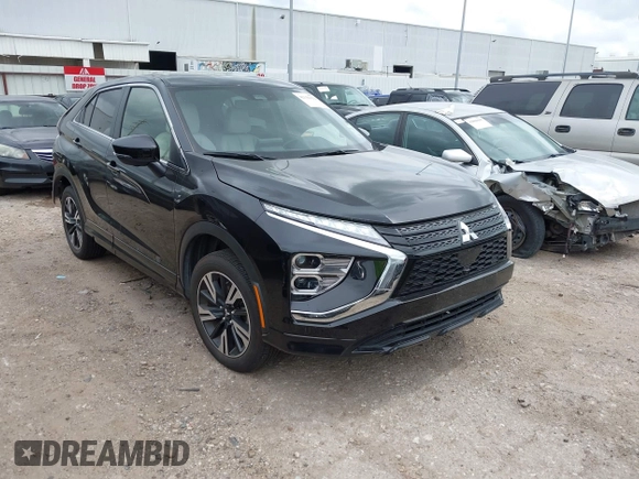 2024 Mitsubishi Eclipse Cross SE with VIN JA4ATWAA9RZ077782, listed as a IAAI auction lot 42136122 with 19,151 mi miles and . Bid and sale history available at DreamBid. Image 1.