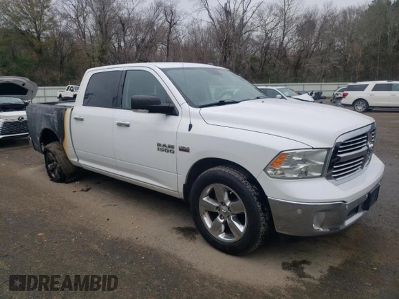 2016 Ram 1500 Big Horn with VIN 3C6RR6LT7GG300993, listed as a Copart auction lot 88997555 with 107,913 mi miles and Salvage Title. Bid and sale history available at carsss.com. Image 4.