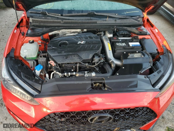 2020 Hyundai Veloster N with VIN KMHT36AH4LU007036, listed as a Copart auction lot 74078074 with 0 mi miles and Non Repairable. Bid and sale history available at carsss.com. Image 11.
