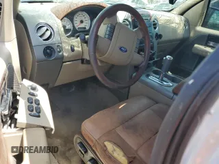 2007 Ford F-150 XLT with VIN 1FTPW14V37KD01921, listed as a Copart auction lot 62876465 with 214,260 mi miles and Salvage title. Bid and sale history available at DreamBid. Image 8.