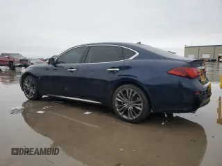2018 Infiniti Q70 Luxe z VIN JN1BY1PP9JM330548, wystawiony jako Copart lot #53406435 z przebiegiem 73 985 mil mil oraz Czysty tytuł • Clean title. Historia ofert i sprzedaży dostępna na DreamBid. Obrazek 2.