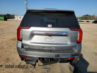 2023 GMC Yukon Denali with VIN 1GKS1DKL1PR274418, listed as a Copart auction lot 48472555 with 23,442 mi miles and Salvage Title. Bid and sale history available at carsss.com. Image 6.