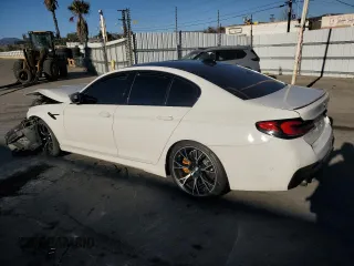 2021 BMW M5 with VIN WBS83CH06MCG40567, listed as a Copart auction lot 87288054 with 0 mi miles and Salvage Title. Bid and sale history available at carsss.com. Image 2.