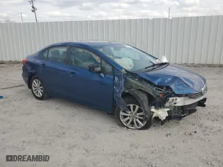 2012 Honda Civic Sdn EX-L with VIN 19XFB2F95CE033285, listed as a Copart auction lot 49304335 with 0 mi miles and Salvage Title. Bid and sale history available at carsss.com. Image 4.