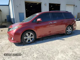 2014 Toyota Sienna SE with VIN 5TDXK3DC2ES518694, listed as a Copart auction lot 45270805 with 170,824 mi miles and Salvage Title. Bid and sale history available at DreamBid. Image 1.