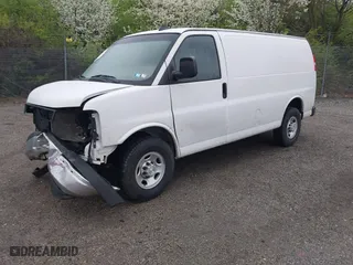 2021 Chevrolet Express Cargo Van with VIN 1GCWGAFP0M1198014, listed as a IAAI auction lot 41844897 with 57,993 mi miles. Bid and sale history available at carsss.com. Image 18.
