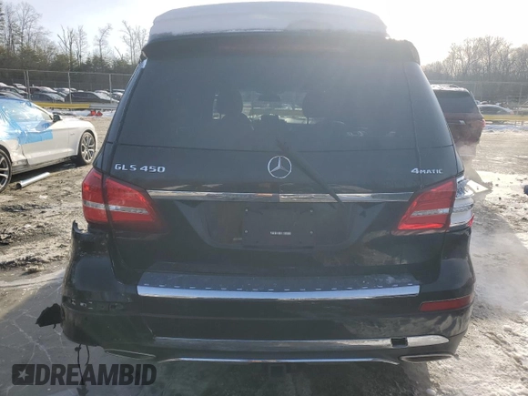 2018 Mercedes-Benz GLS 450 with VIN 4JGDF6EE3JA994979, listed as a Copart auction lot 87822395 with 139,902 mi miles and Salvage Title. Bid and sale history available at DreamBid. Image 6.