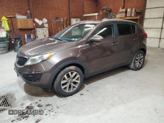 2014 Kia Sportage LX with VIN KNDPBCACXE7658202, listed as a Copart auction lot 52215045 with 120,851 mi miles and Clean Title. Bid and sale history available at carsss.com. Image 1.
