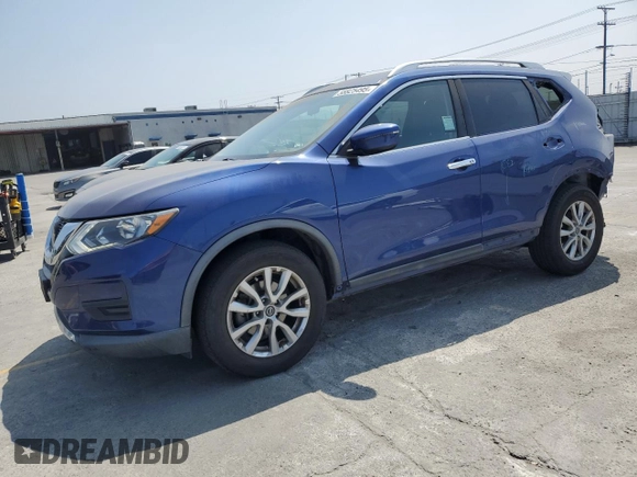 2020 Nissan Rogue SV with VIN KNMAT2MT6LP519478, listed as a Copart auction lot 58825495 with 42,042 mi miles and Salvage title. Bid and sale history available at DreamBid. Image 1.