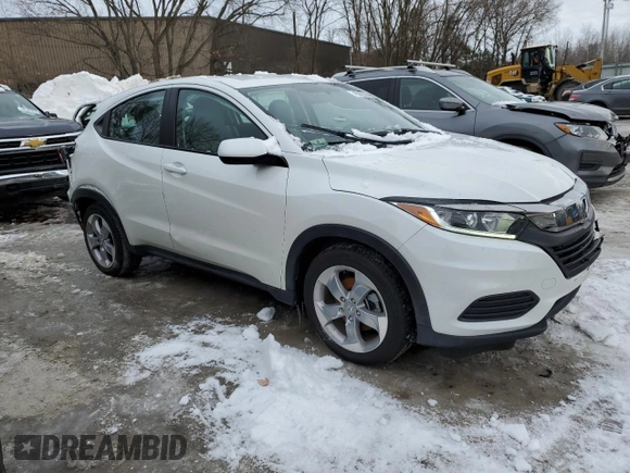 2021 Honda HR-V LX with VIN 3CZRU6H30MM708145, listed as a Copart auction lot 45362525 with 39,243 mi miles and Salvage Title. Bid and sale history available at carsss.com. Image 4.