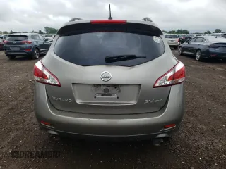 2011 Nissan Murano SV with VIN JN8AZ1MW7BW166664, listed as a Copart auction lot 64945954 with 0 mi miles and Salvage Title. Bid and sale history available at carsss.com. Image 6.