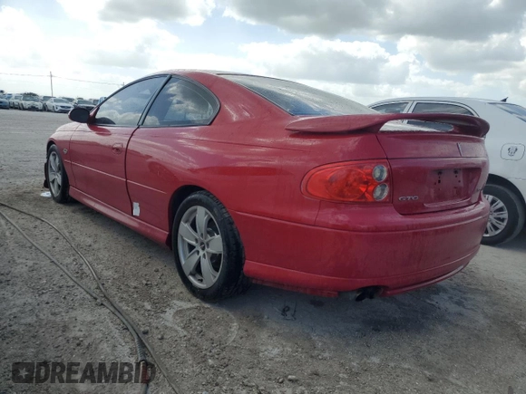 2004 Pontiac GTO with VIN 6G2VX12G14L315015, listed as a Copart auction lot 78708214 with Not Provided miles and Non Repairable. Bid and sale history available at DreamBid. Image 2.