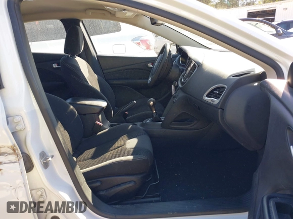 2016 Dodge Dart SXT with VIN 1C3CDFBA1GD604660, listed as a IAAI auction lot 40632482 with 119,508 mi miles and . Bid and sale history available at carsss.com. Image 5.