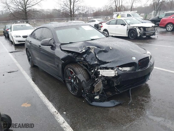 2017 BMW 4 Series 440i xDrive with VIN WBA4E5C37HG189560, listed as a IAAI auction lot 41810525 with 123,308 mi miles. Bid and sale history available at carsss.com. Image 1.