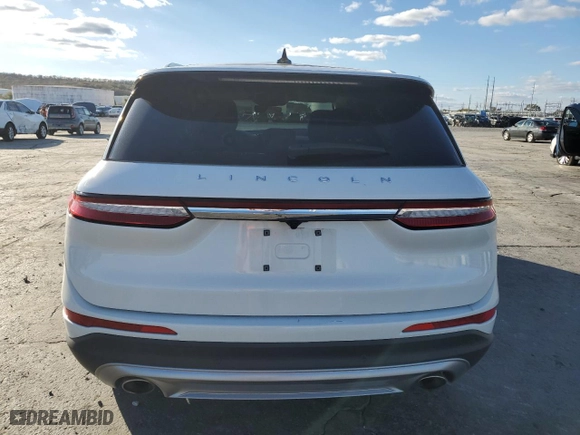 2022 Lincoln Corsair Reserve with VIN 5LMCJ2C93NUL01466, listed as a Copart auction lot 80136024 with 33,499 mi miles and Salvage Title. Bid and sale history available at carsss.com. Image 6.