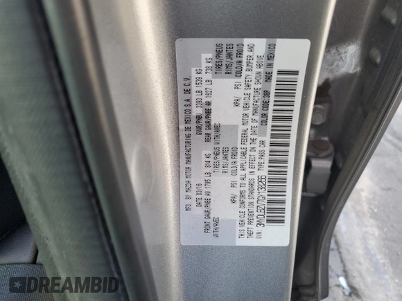 2016 Scion iA z VIN 3MYDLBZV7GY138266, wystawiony jako Copart lot #83457914 z przebiegiem 98 082 mil mil oraz Szkoda całkowita • Salvage title. Historia ofert i sprzedaży dostępna na DreamBid. Obrazek 12.