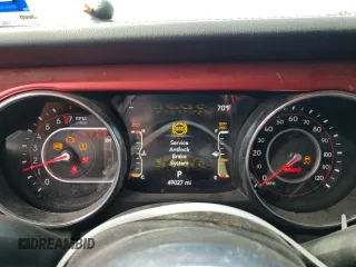 2022 Jeep Gladiator Rubicon with VIN 1C6JJTBG4NL151210, listed as a Copart auction lot 75117154 with 49,027 mi miles and Salvage title. Bid and sale history available at DreamBid. Image 9.