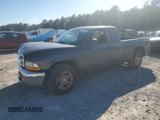 2003 Dodge Dakota SLT with VIN 1D7HL42X13S367631, listed as a Copart auction lot 47706795 with 202,616 mi miles and Salvage Title. Bid and sale history available at carsss.com. Image 1.