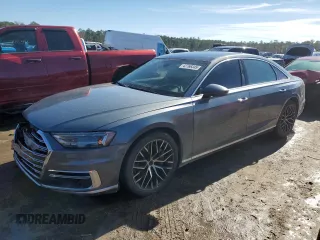 2019 Audi A8 L with VIN WAU8DAF82KN007562, listed as a Copart auction lot 42766345 with 92,532 mi miles and Salvage Title. Bid and sale history available at carsss.com. Image 1.