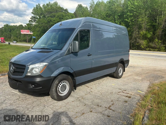 2018 Mercedes-Benz Sprinter Cargo Worker with VIN WD3PE7CDXJP632434, listed as a Copart auction lot 54715465 with 121,212 mi miles and Clean Title. Bid and sale history available at carsss.com. Image 2.