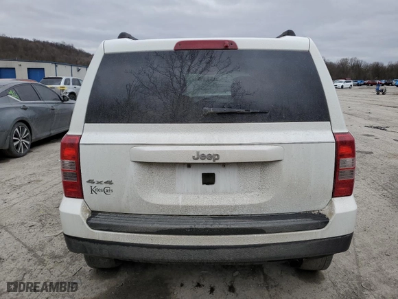 2012 Jeep Patriot Sport with VIN 1C4NJRBB8CD564045, listed as a Copart auction lot 48131865 with 122,352 mi miles and Salvage Title. Bid and sale history available at carsss.com. Image 6.