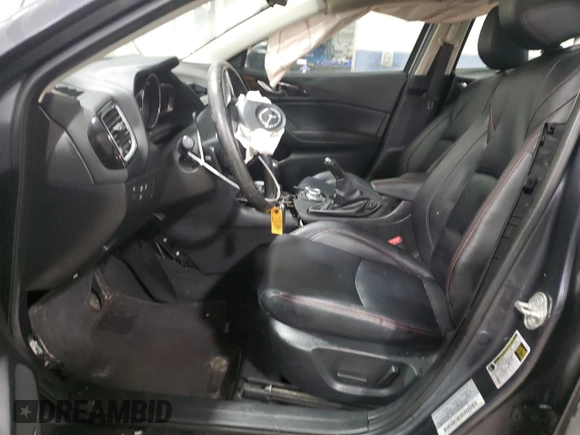 2014 Mazda 3 S Touring with VIN JM1BM1V32E1159108, listed as a Copart auction lot 45466845 with 96,744 mi miles and Salvage Title. Bid and sale history available at DreamBid. Image 7.